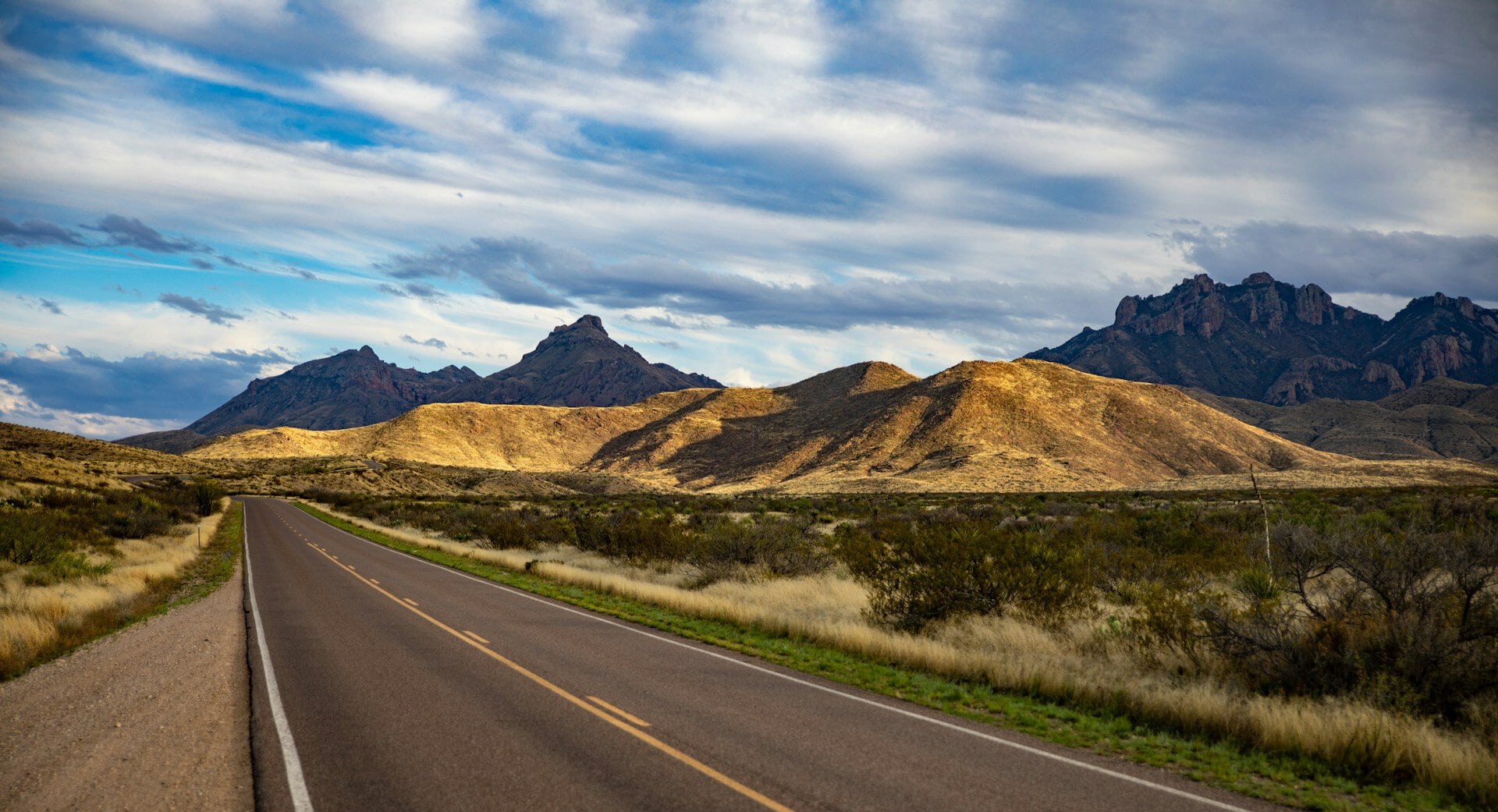 Highway in Big Bend National Park, Texas